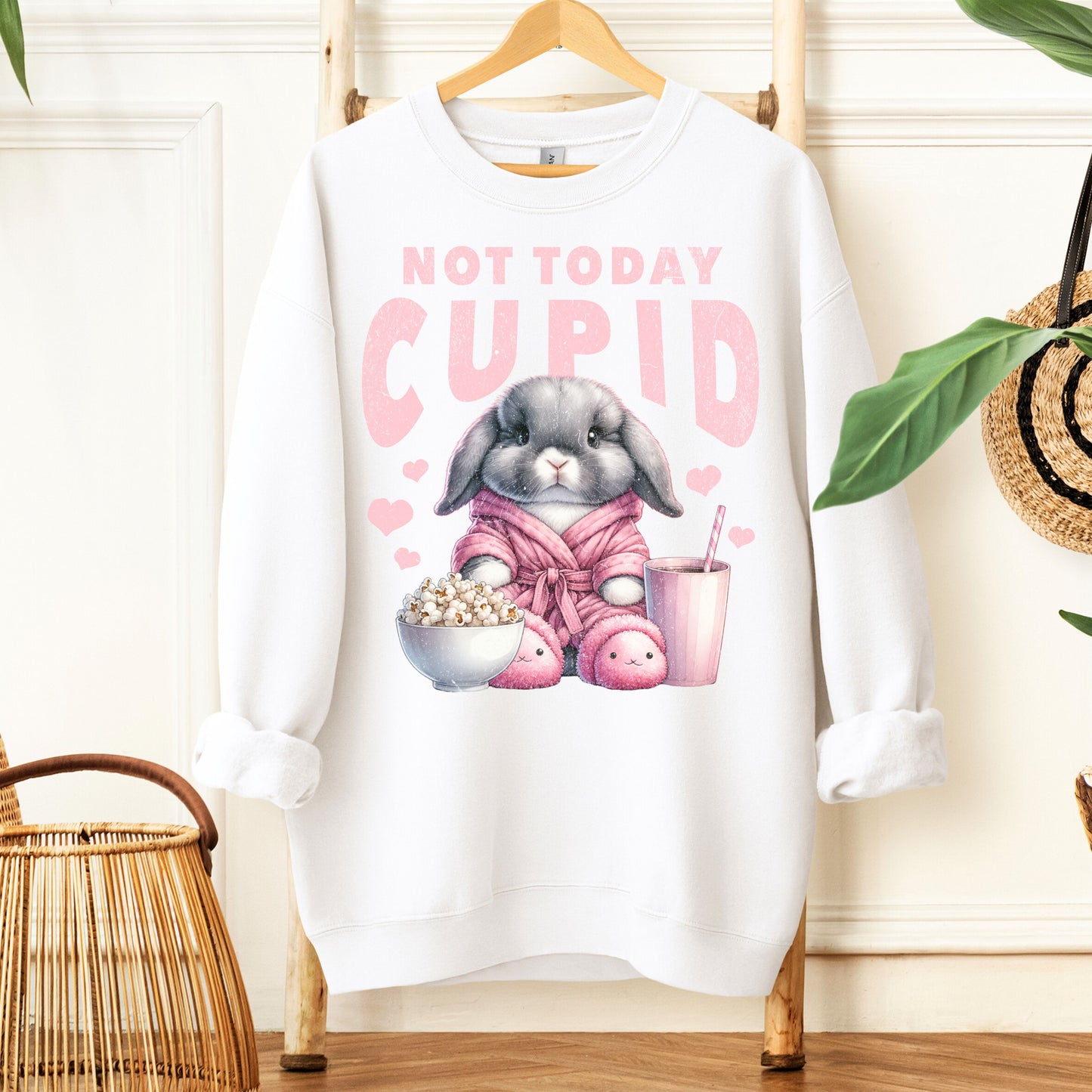 Not Today Cupid Unisex Sweatshirt