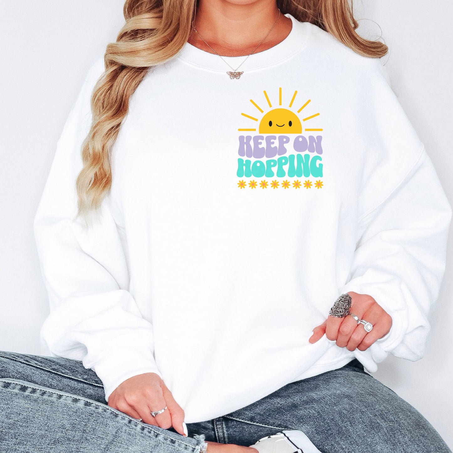 Keep On Hopping Unisex Sweatshirt