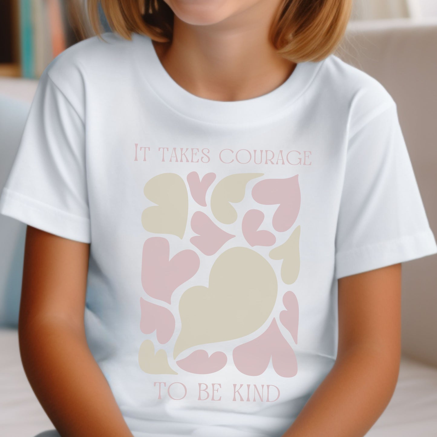 Courage To Be Kind Youth Short Sleeve T-Shirt