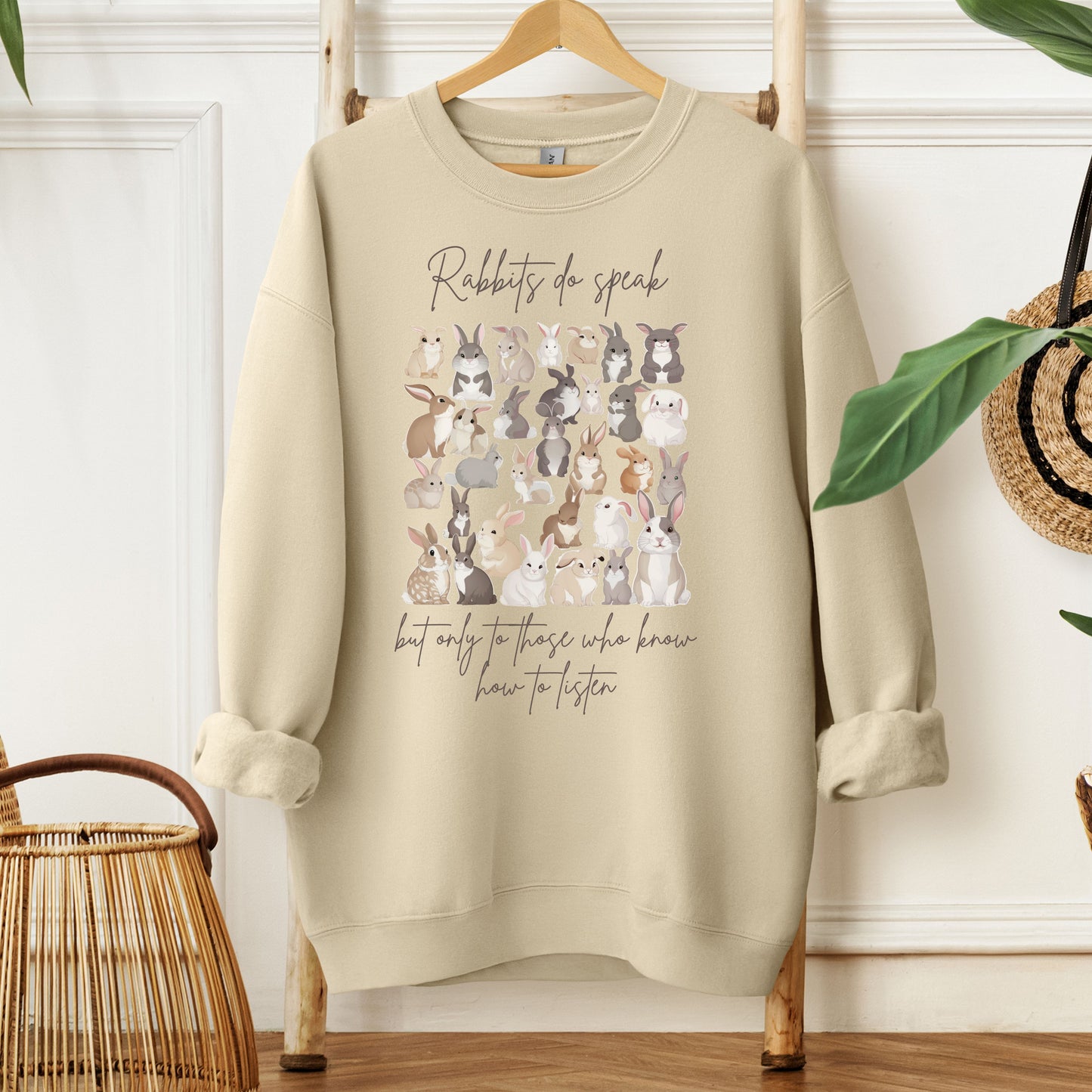 Rabbits Do Speak Unisex Sweatshirt