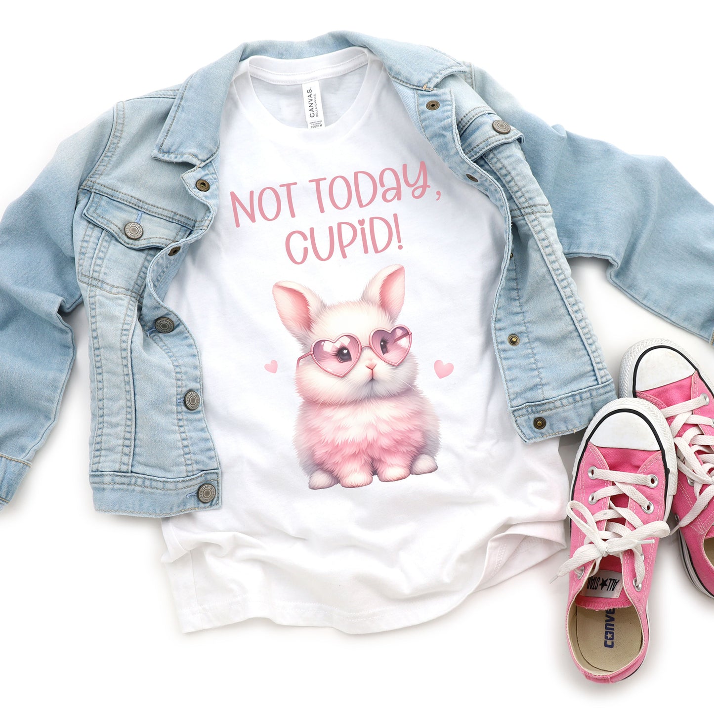 Not Today Cupid Youth Short Sleeve T-Shirt