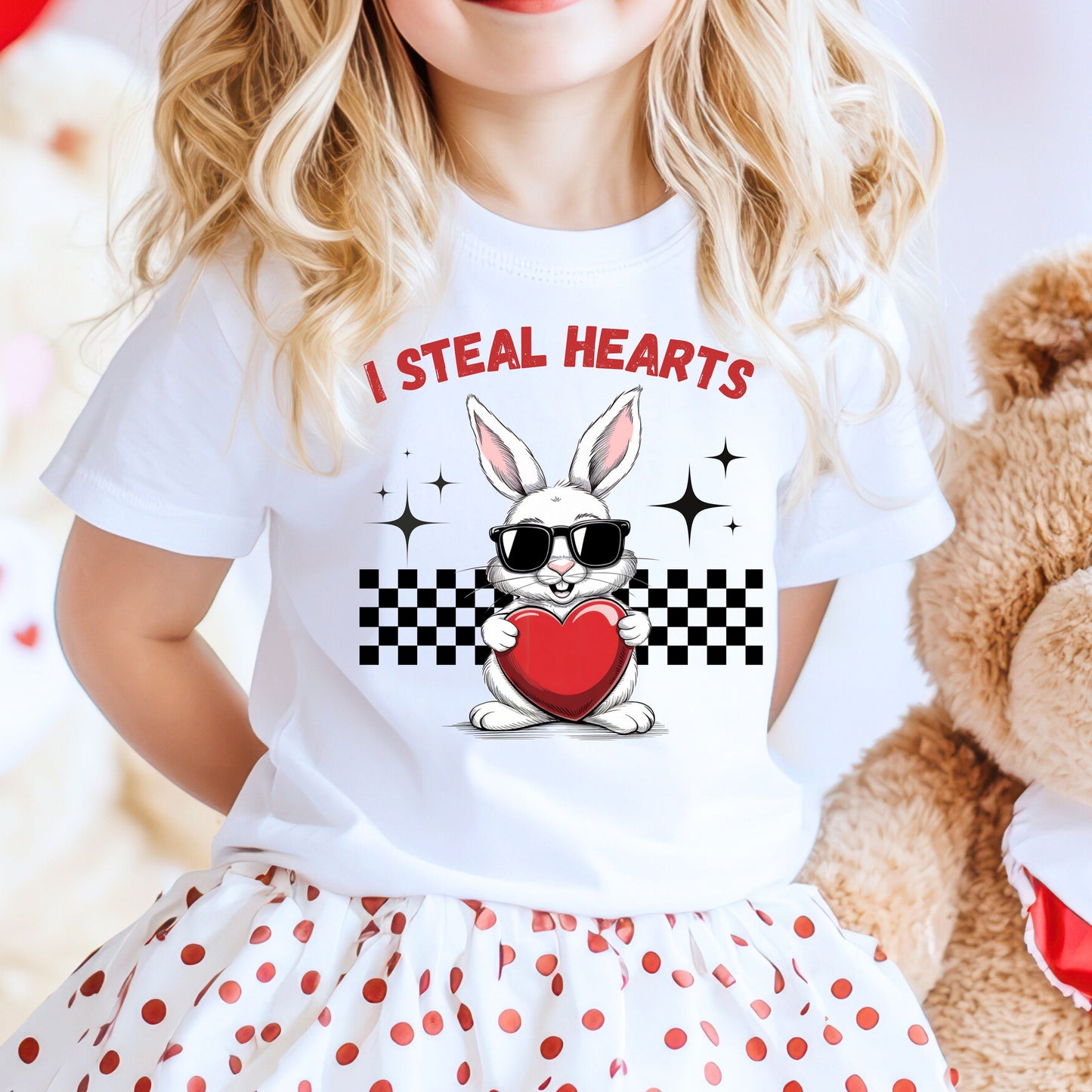 I Steal Hearts Youth Short Sleeve T-Shirt