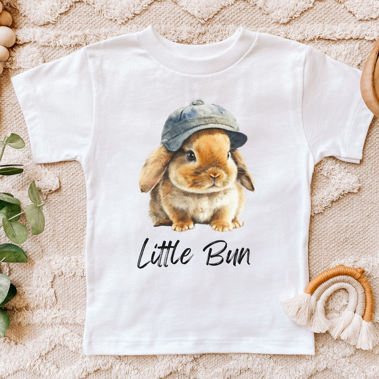 Little Bun Hat Toddler Short Sleeve Tee