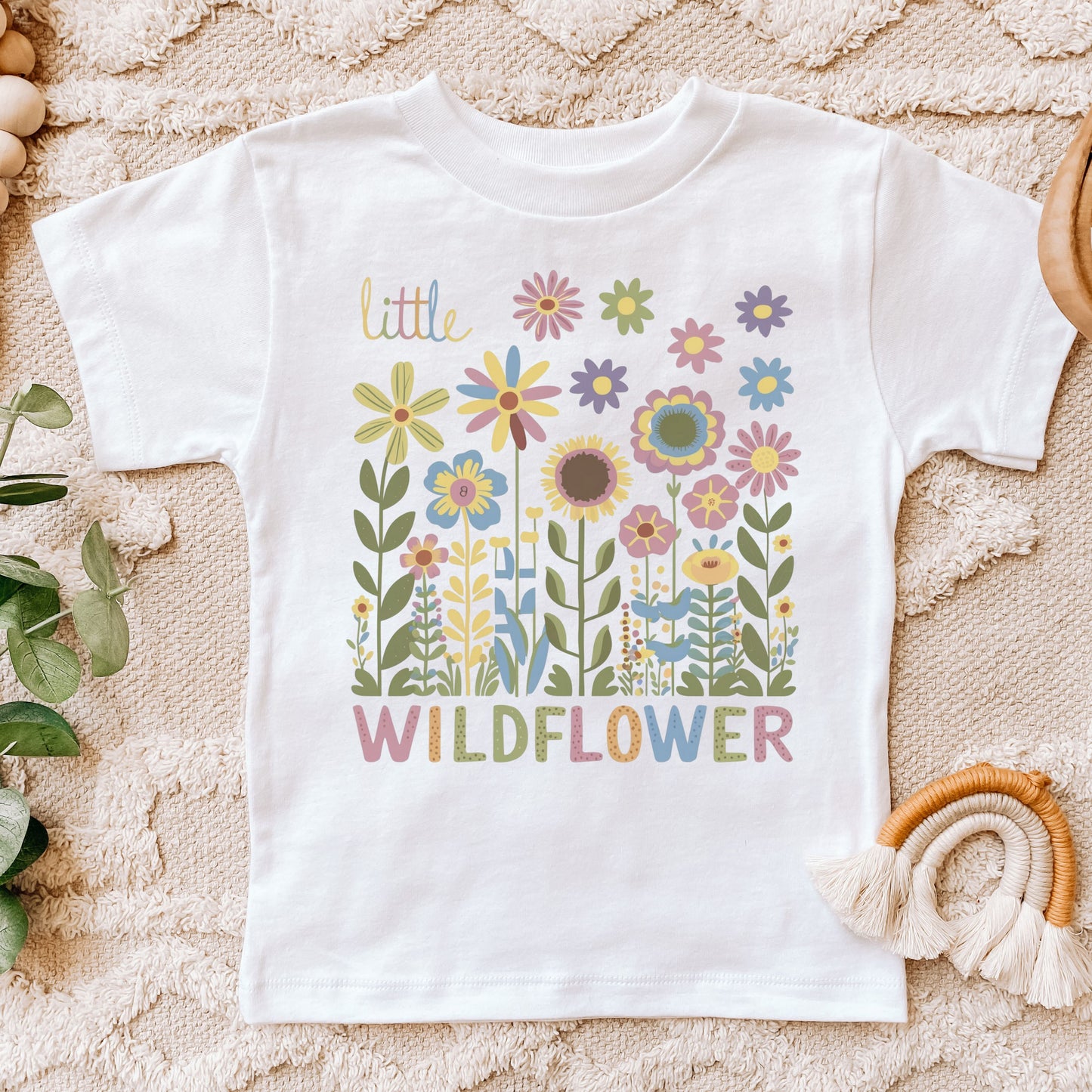 Little Wildflower Toddler Short Sleeve Tee