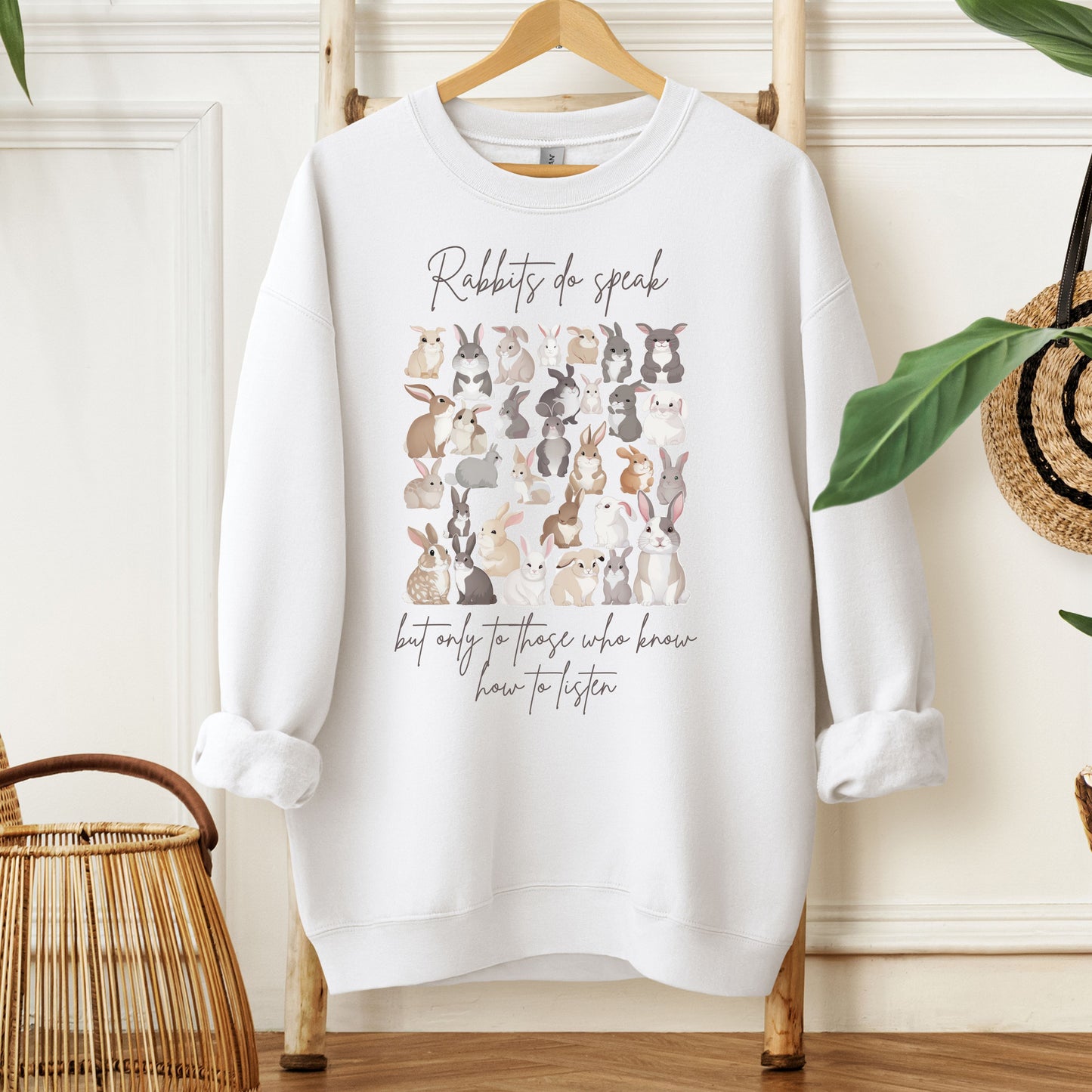 Rabbits Do Speak Unisex Sweatshirt