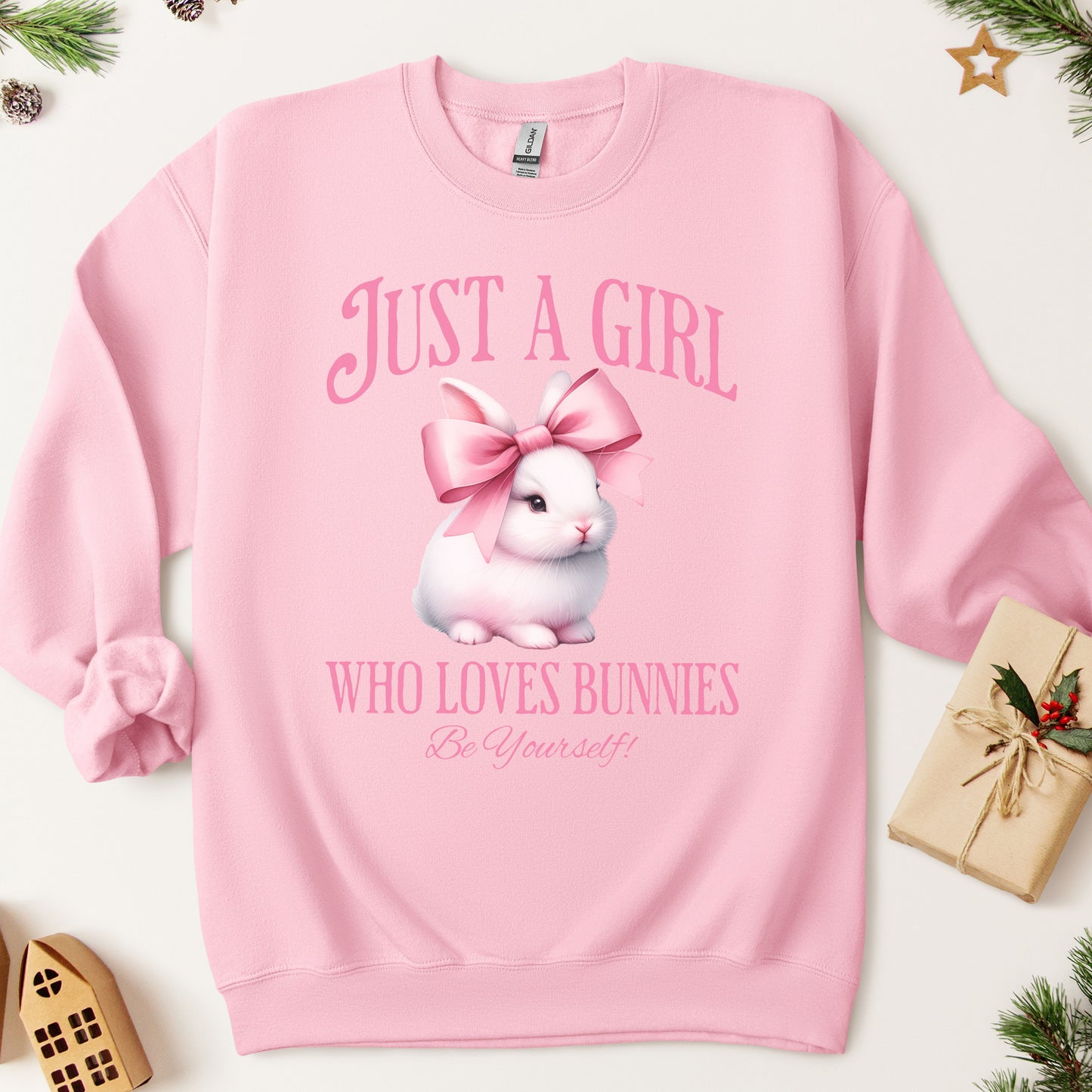 Just A Girl Who Loves Bunnies Unisex Sweatshirt