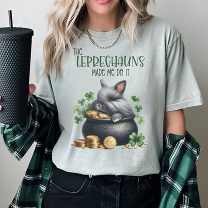 Leprechauns Made Me Unisex Garment-dyed Heavyweight T-Shirt