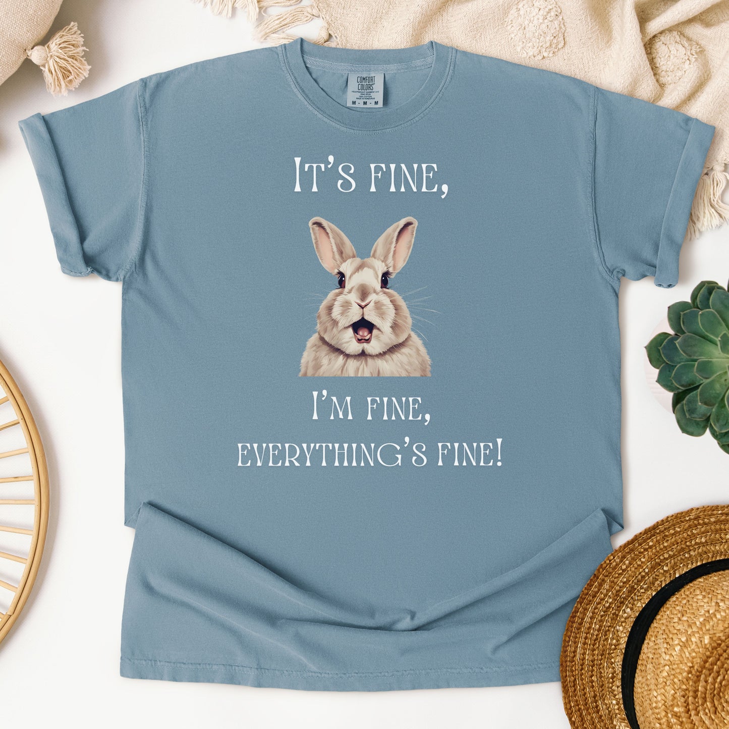 It's Fine Unisex Garment-Dyed Heavyweight T-Shirt