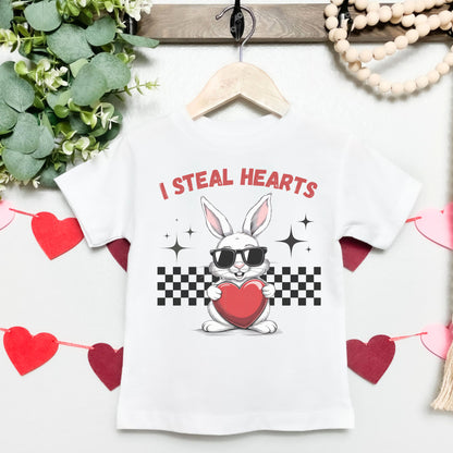 I Steal Hearts Toddler Short Sleeve Tee