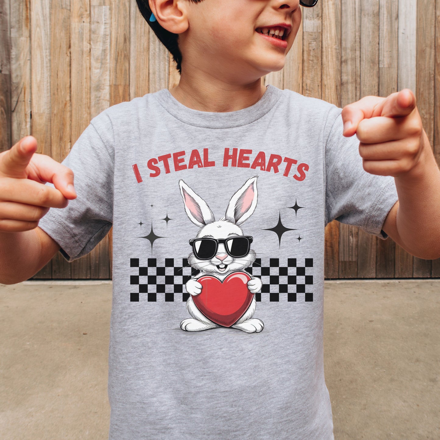 I Steal Hearts Youth Short Sleeve T-Shirt