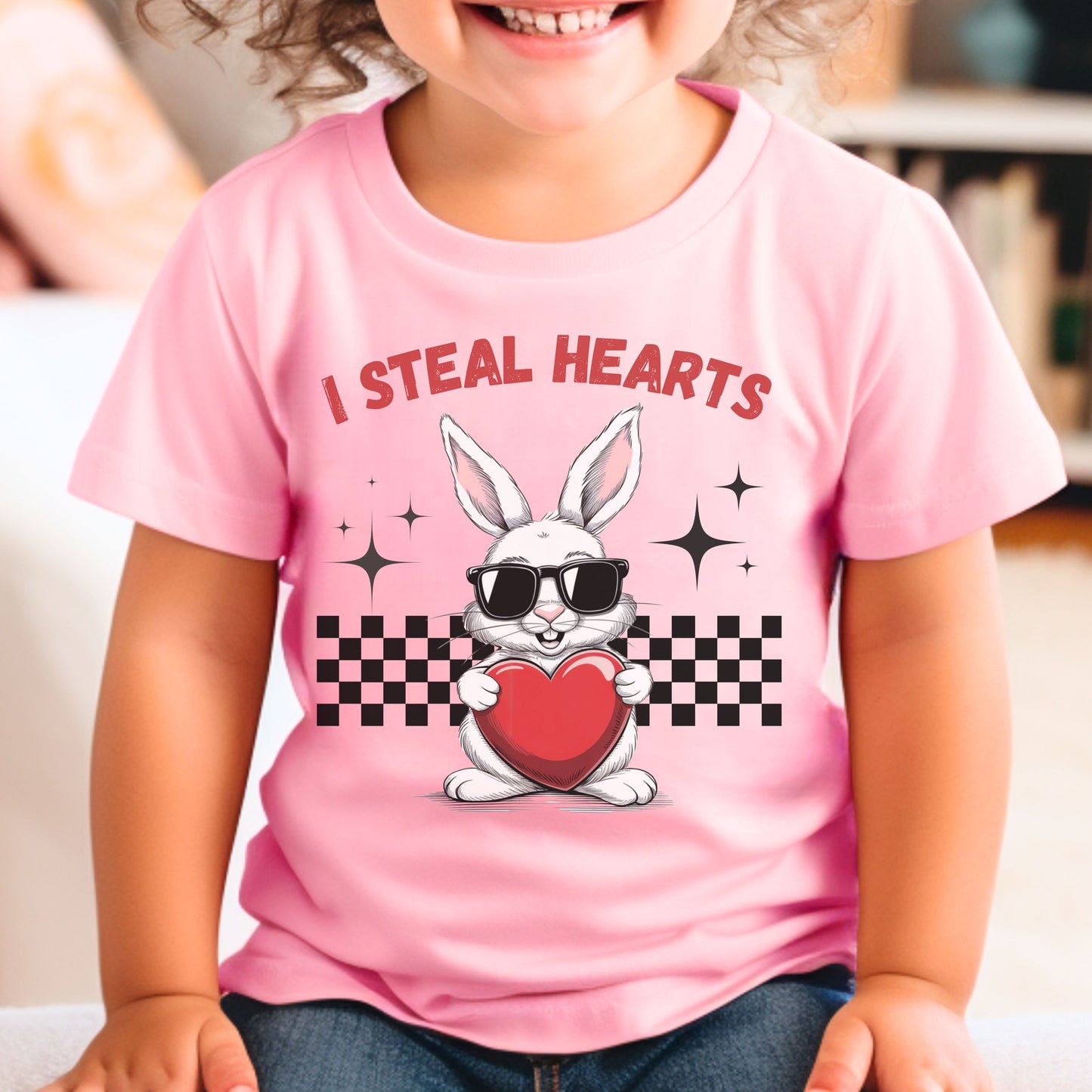 I Steal Hearts Toddler Short Sleeve Tee