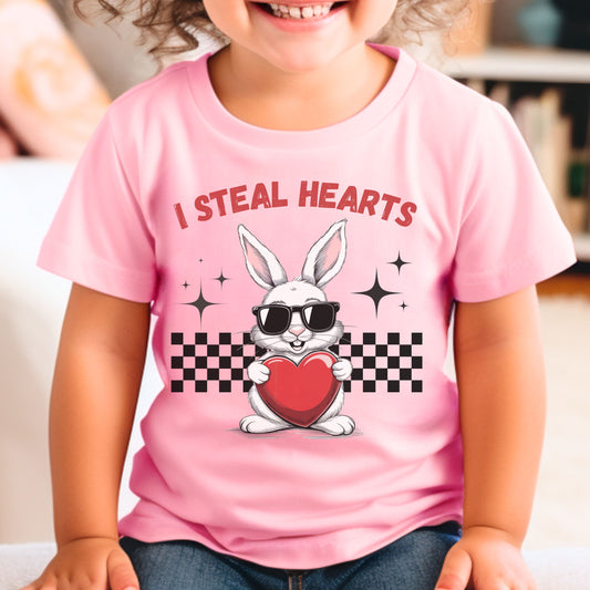 I Steal Hearts Toddler Short Sleeve Tee