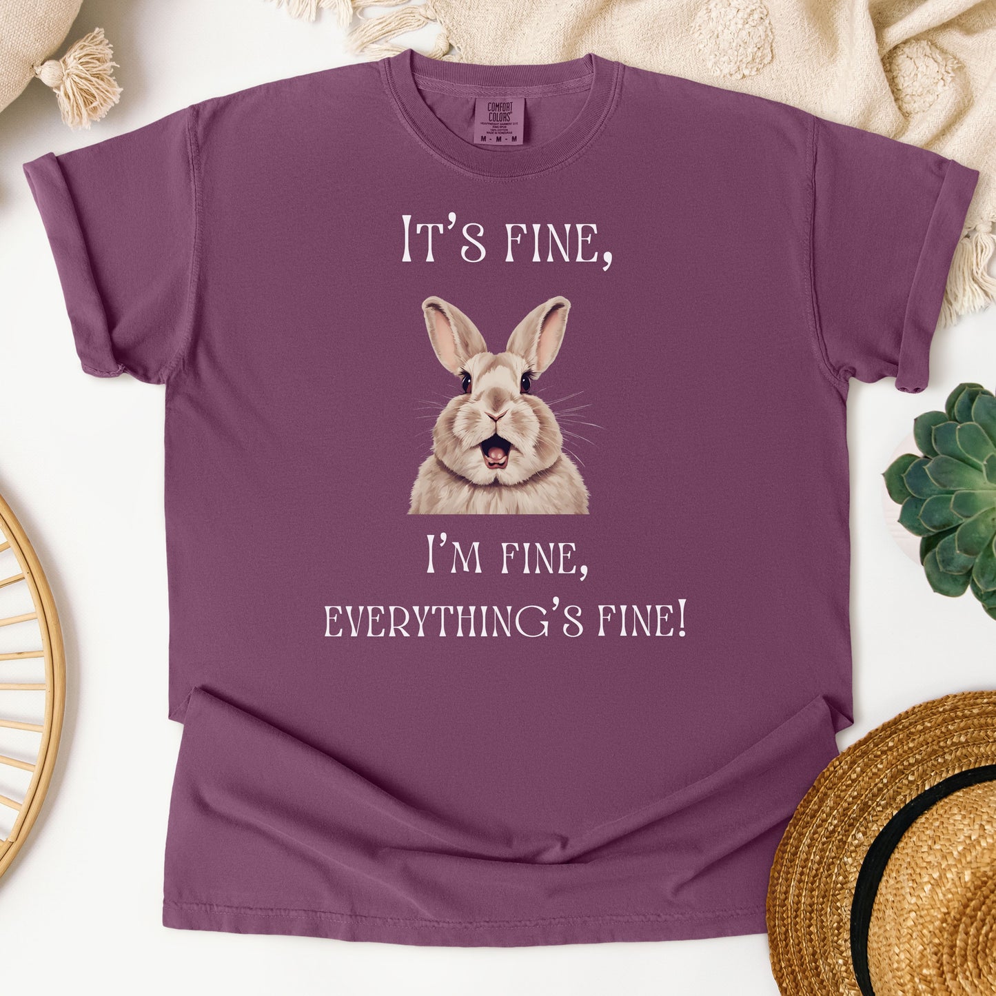 It's Fine Unisex Garment-Dyed Heavyweight T-Shirt