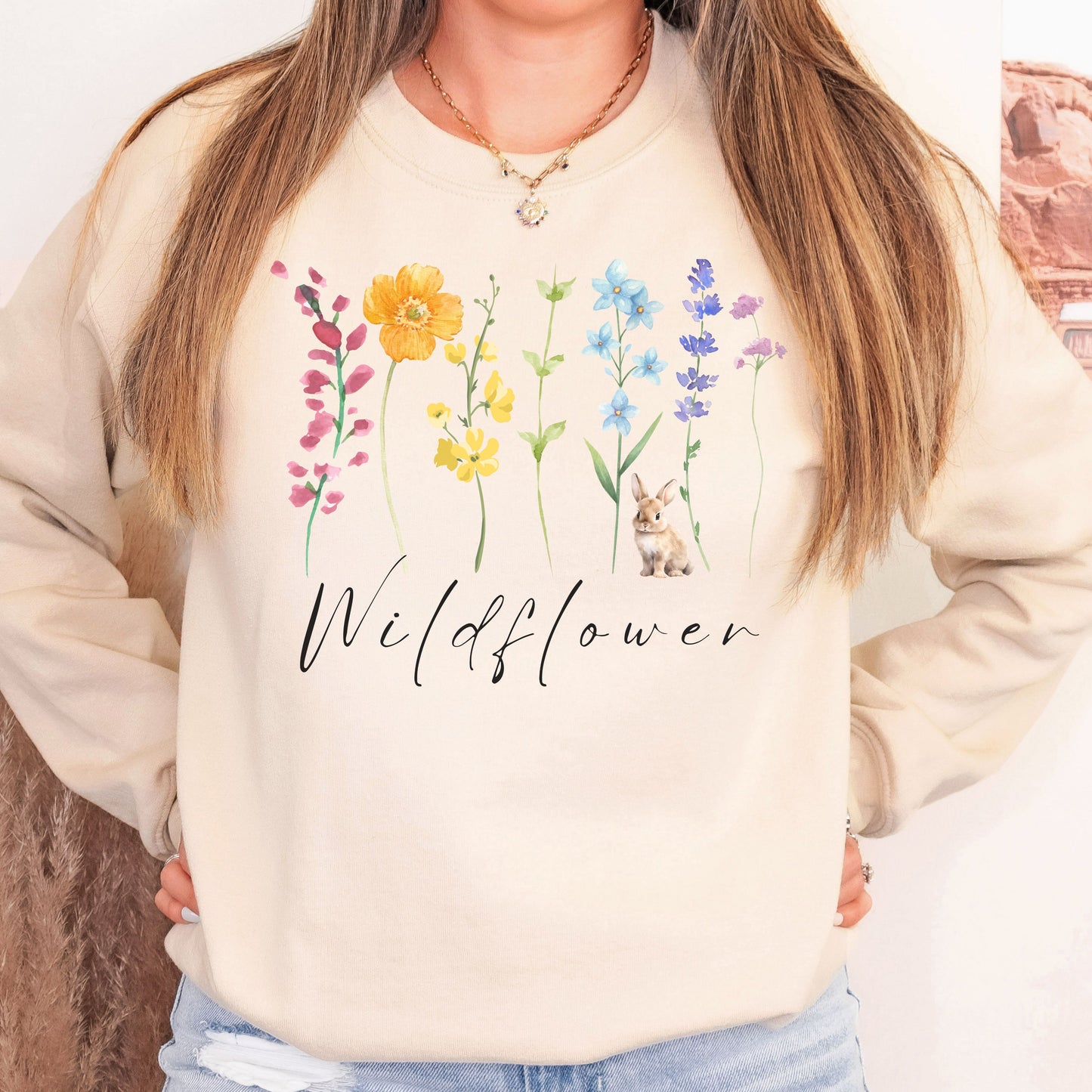 Wildflower Unisex Sweatshirt