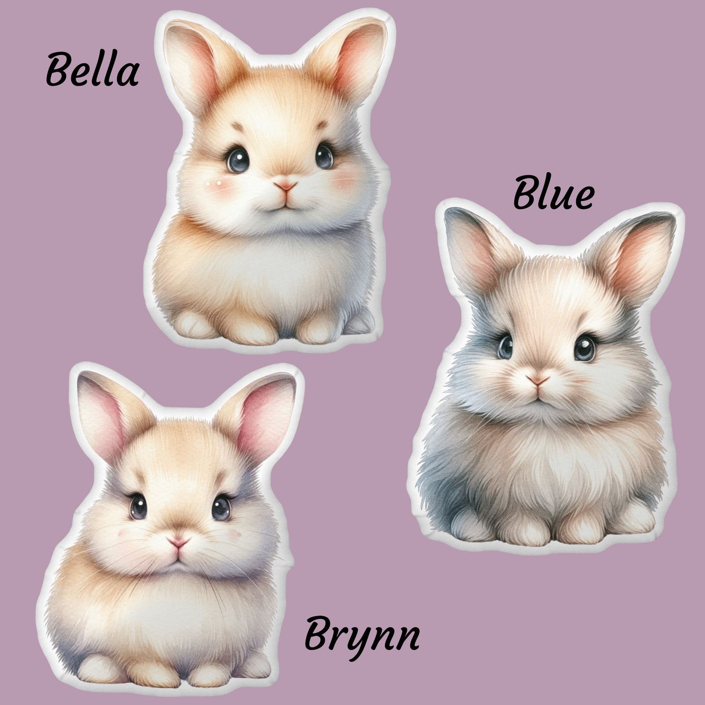 Baby Bunny Bella Shaped Pillow