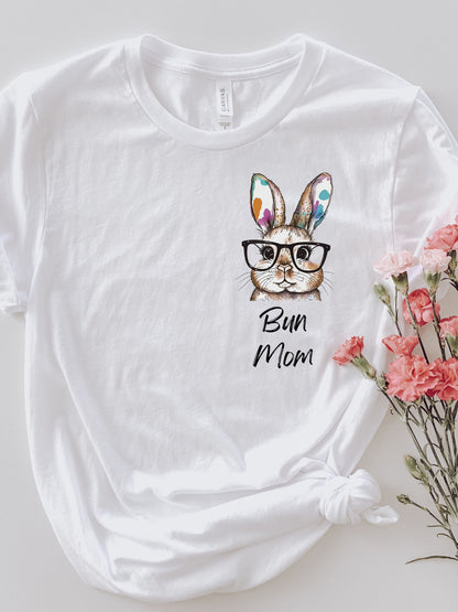 Bun Mom Watercolor Unisex T-Shirt