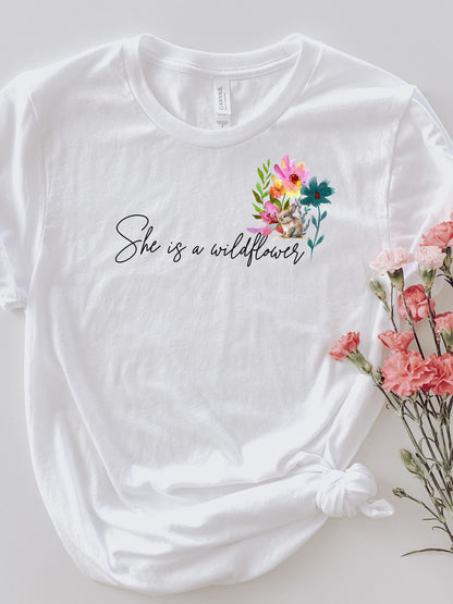 She is a Wildflower Unisex T-Shirt