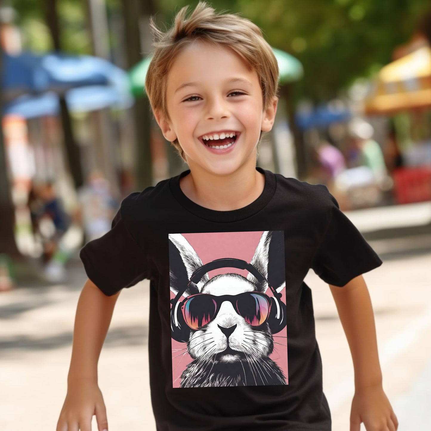 Cool Bunny Youth Short Sleeve T-Shirt