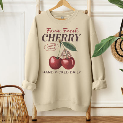 Farm Fresh Cherry Unisex Sweatshirt