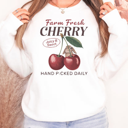 Farm Fresh Cherry Unisex Sweatshirt