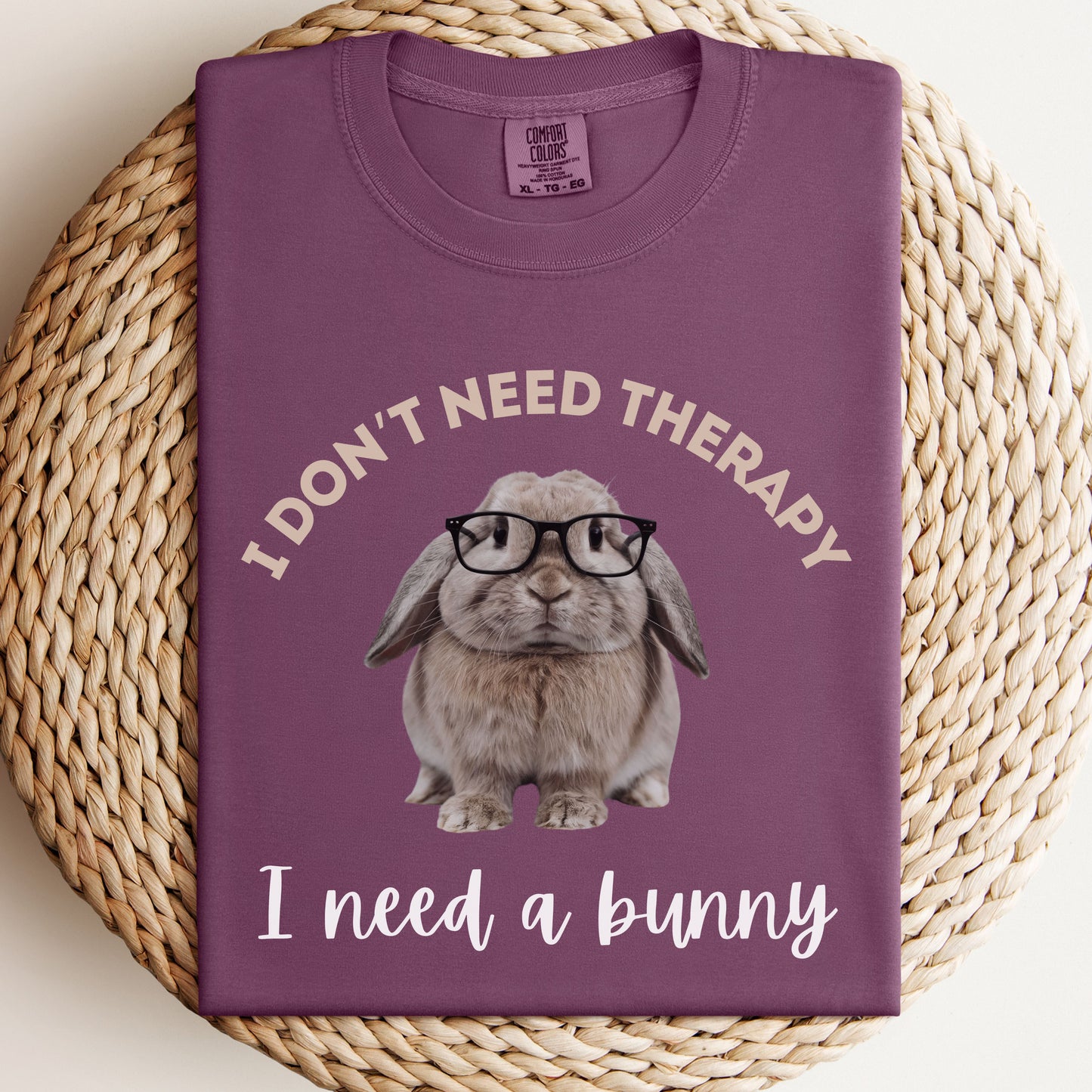 I Don't Need Therapy Unisex Garment-dyed Heavyweight T-Shirt