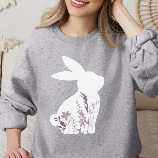 Bunny Silhouette Unisex Sweatshirt