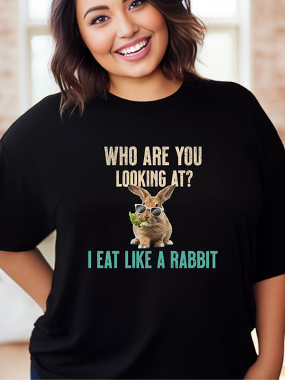 Eat Like A Rabbit Unisex Garment-Dyed Heavyweight T-Shirt