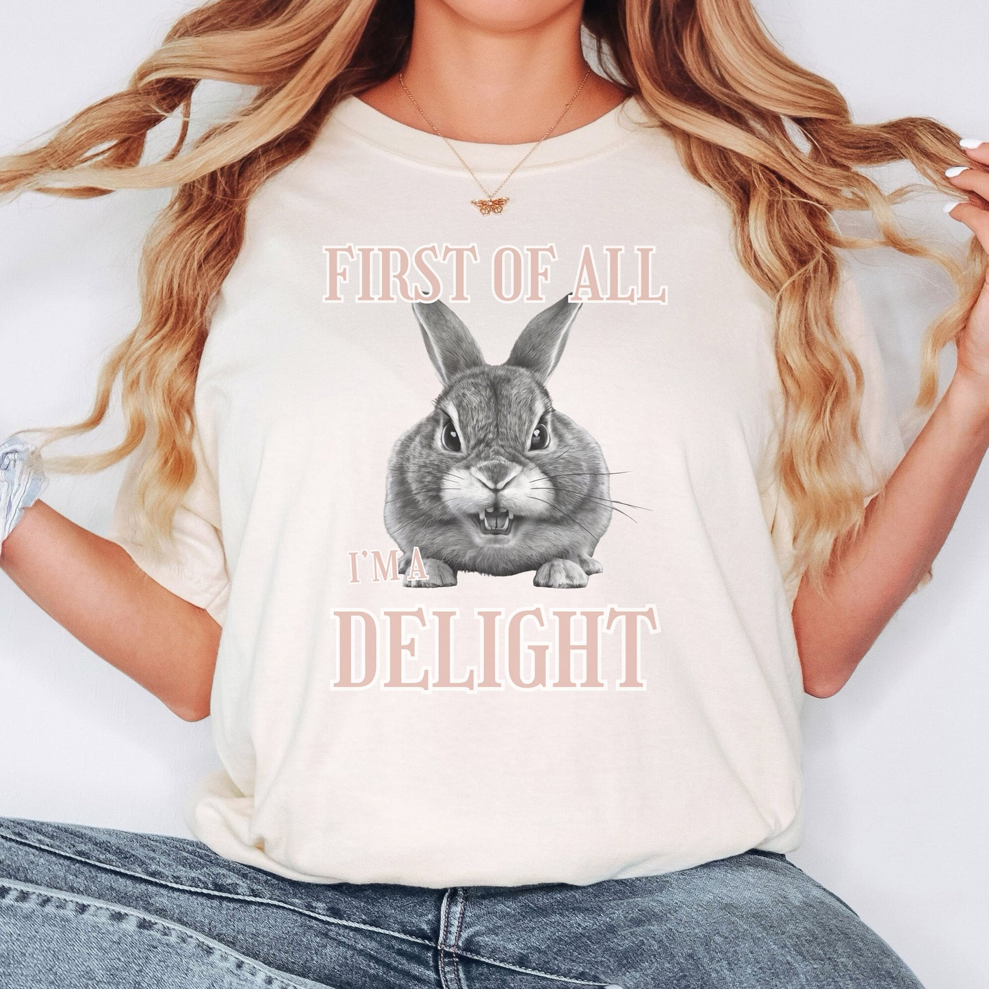 First of All, I'm a Delight Unisex Garment-dyed Heavyweight T-Shirt