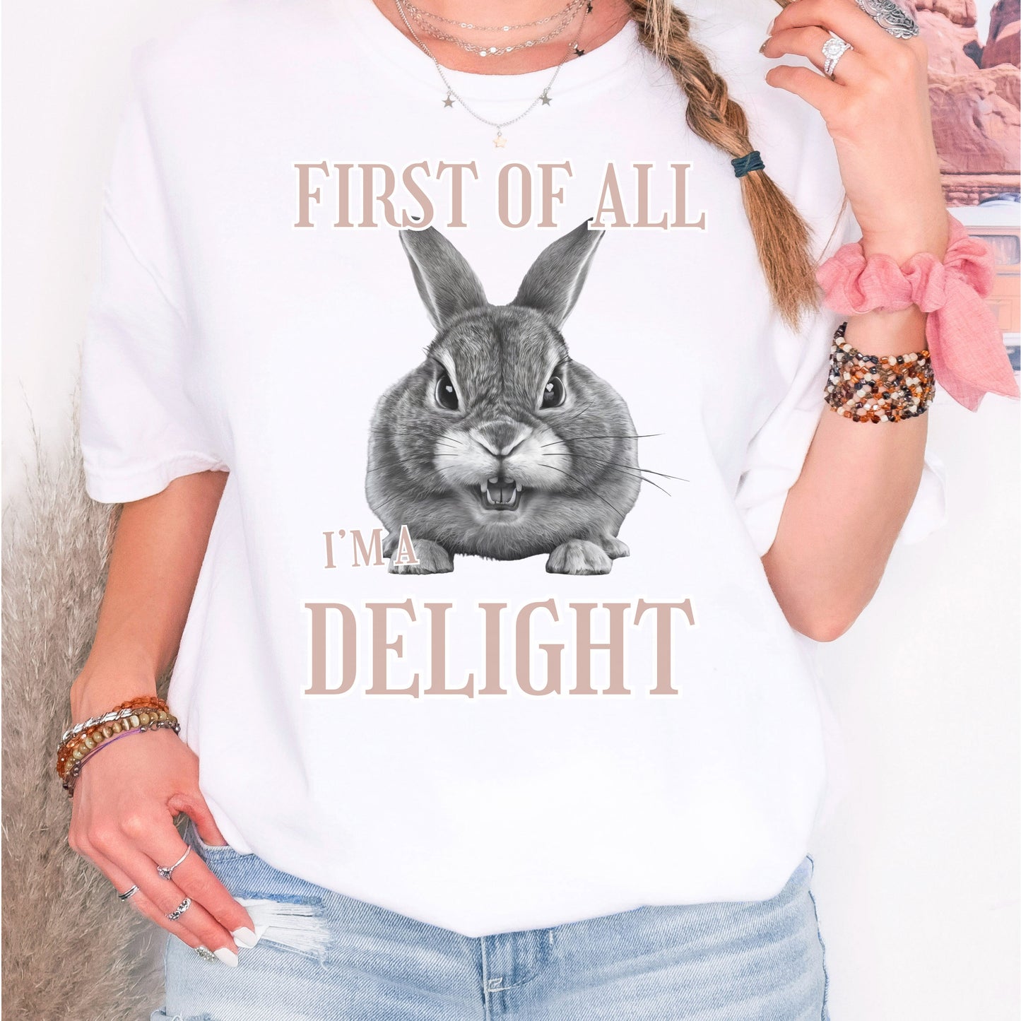 First of All, I'm a Delight Unisex Garment-dyed Heavyweight T-Shirt