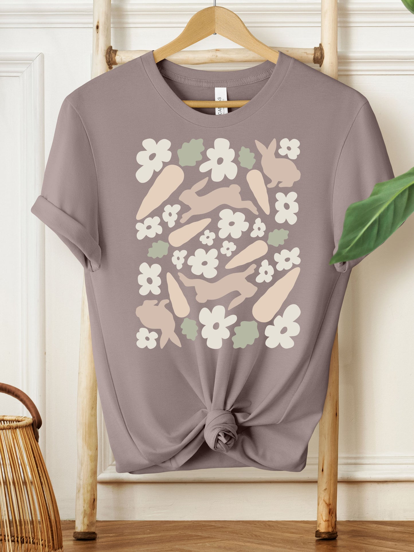 Floral Motif Unisex T-Shirt