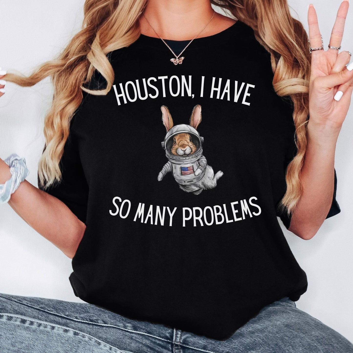 Houston, I Have So Many Problems Unisex Garment-dyed Heavyweight T-Shirt