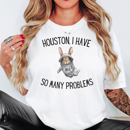 Houston, I Have So Many Problems Unisex Garment-dyed Heavyweight T-Shirt