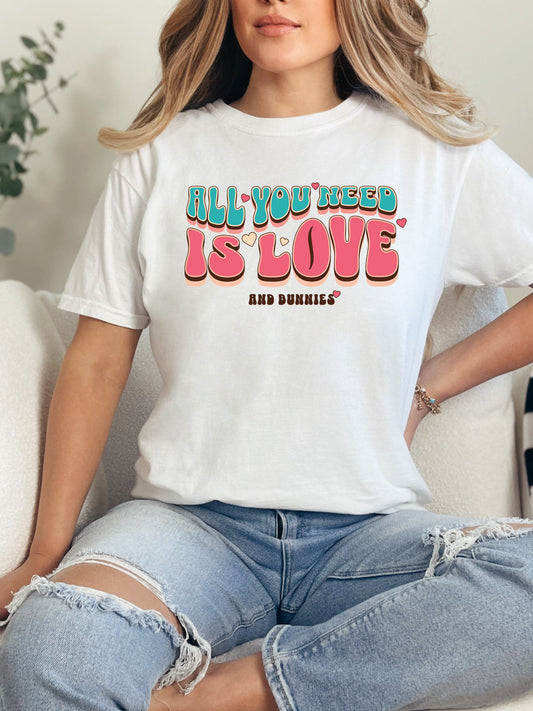 All You Need Unisex Garment-Dyed Heavyweight T-Shirt