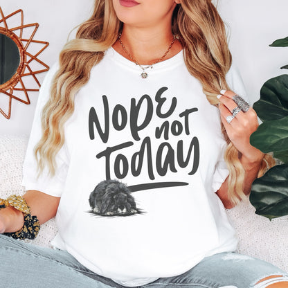 Nope Not Today Unisex Garment-dyed Heavyweight T-Shirt