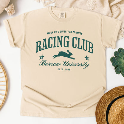 Racing Club Unisex Garment-dyed Heavyweight T-Shirt