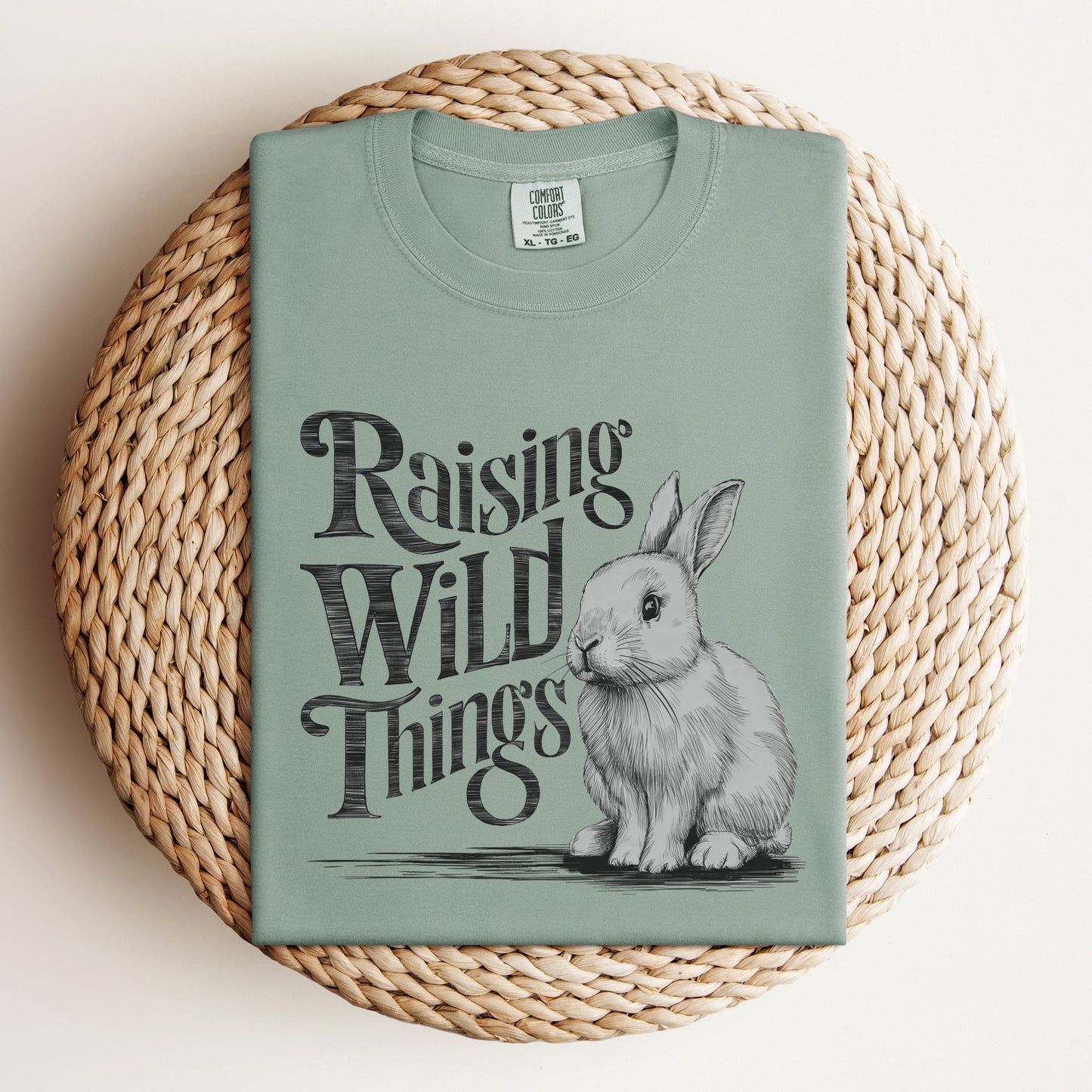 Raising Wild Things Unisex Garment-dyed Heavyweight T-Shirt