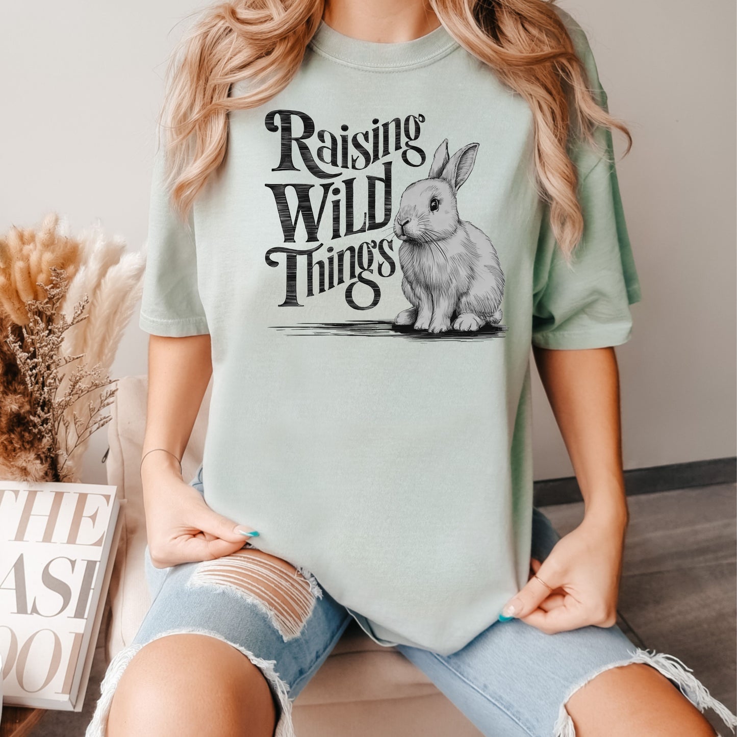 Raising Wild Things Unisex Garment-dyed Heavyweight T-Shirt