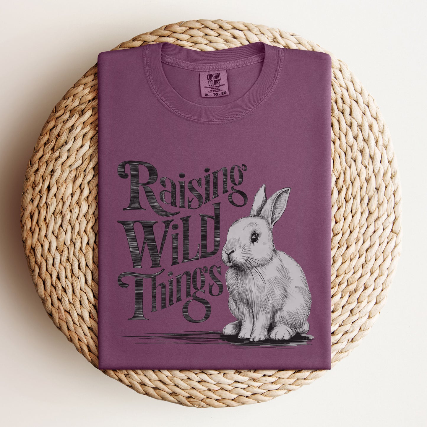 Raising Wild Things Unisex Garment-dyed Heavyweight T-Shirt