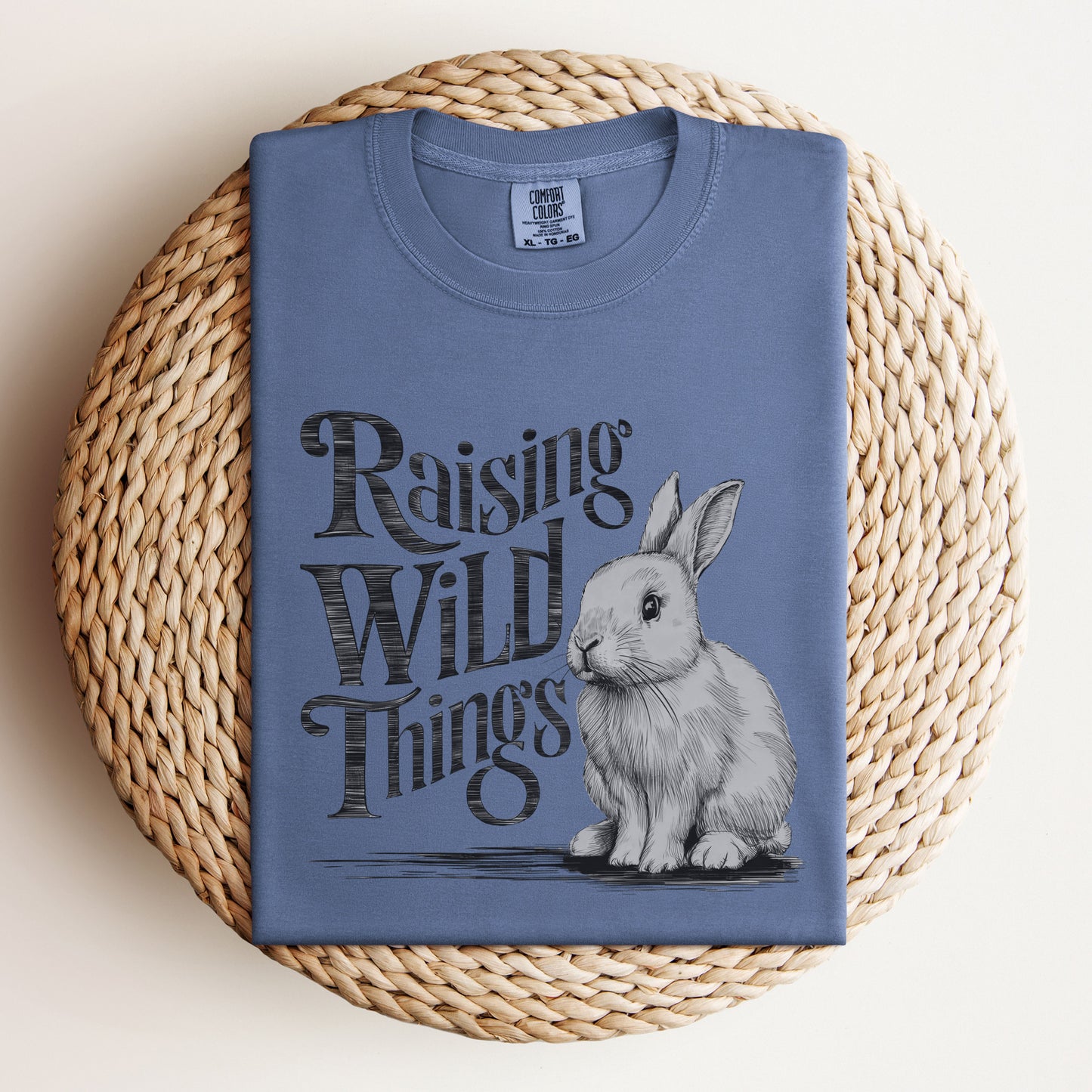 Raising Wild Things Unisex Garment-dyed Heavyweight T-Shirt