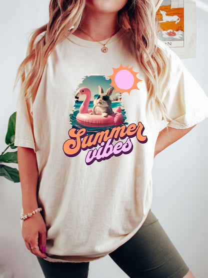 Summer Vibes Unisex Garment-Dyed Heavyweight T-Shirt