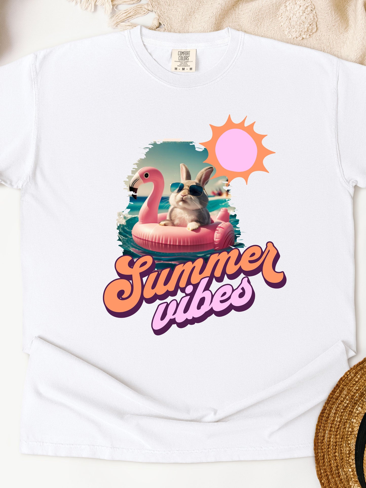 Summer Vibes Unisex Garment-Dyed Heavyweight T-Shirt