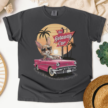 The Getaway Car Unisex Garment-dyed Heavyweight T-Shirt