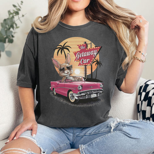 The Getaway Car Unisex Garment-dyed Heavyweight T-Shirt