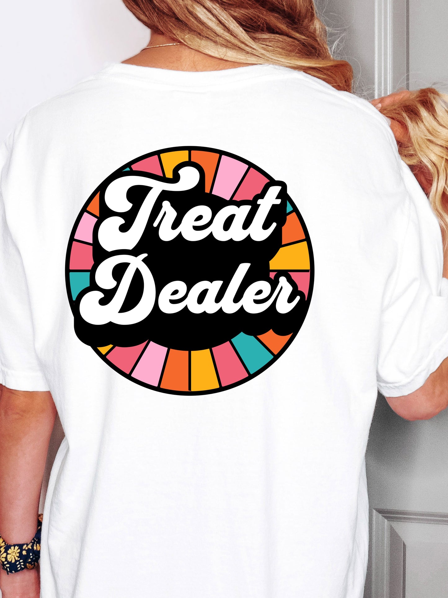 Treat Dealer Unisex Garment-Dyed Front Pocket T-Shirt