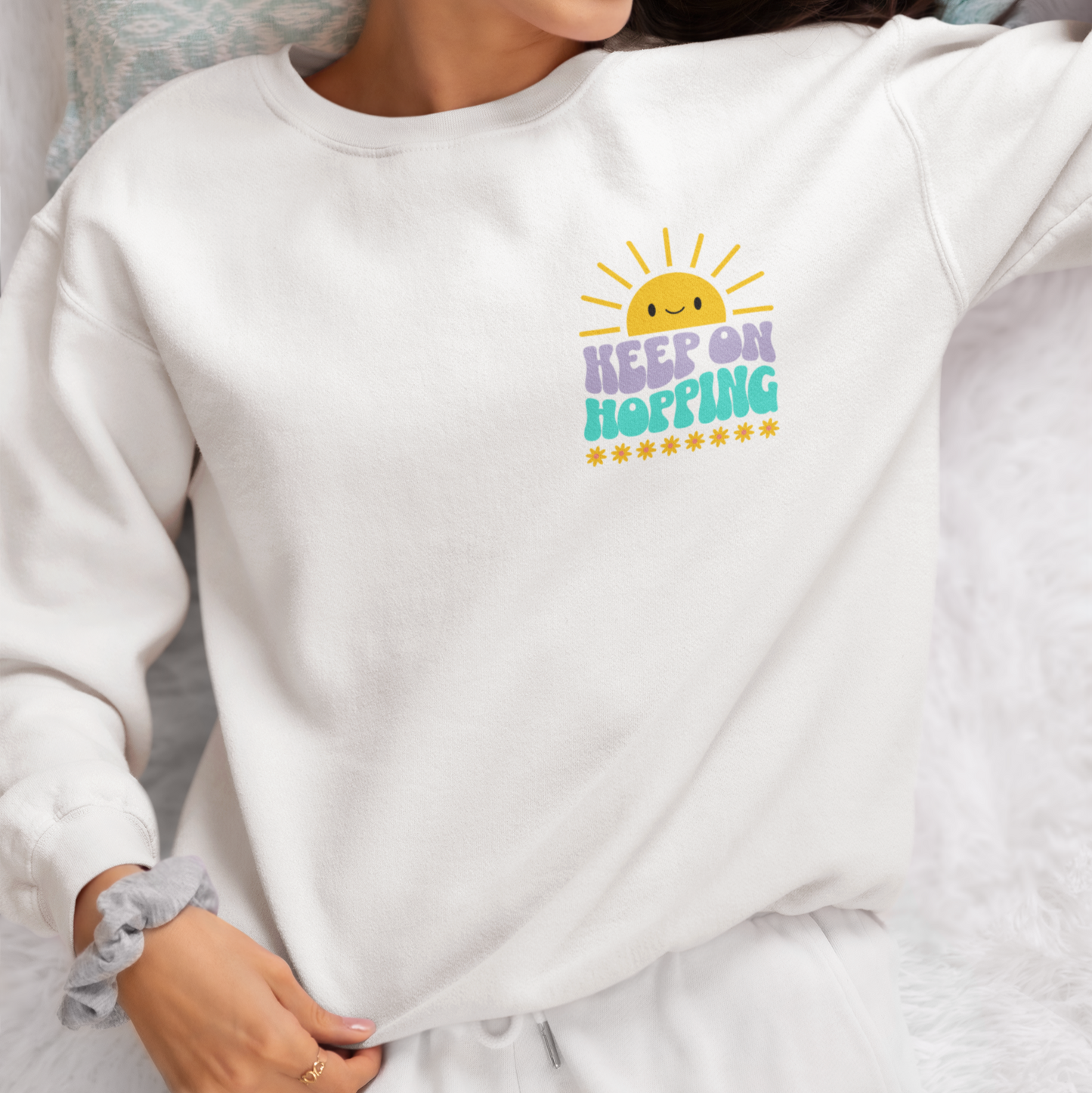 Keep On Hopping Unisex Sweatshirt