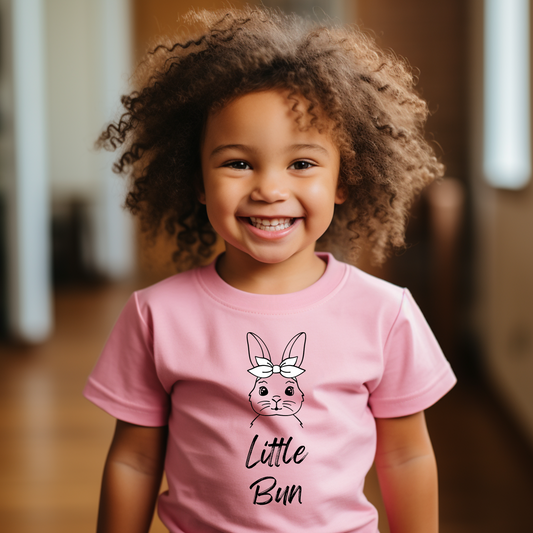 Little Bun Bow Baby Jersey Short Sleeve Tee