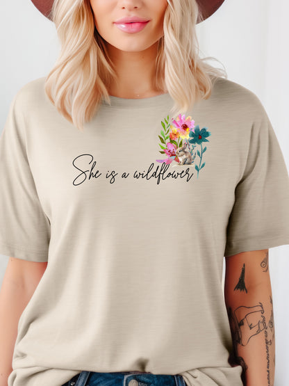 She is a Wildflower Unisex T-Shirt