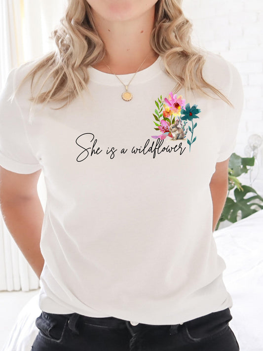 She is a Wildflower Unisex T-Shirt