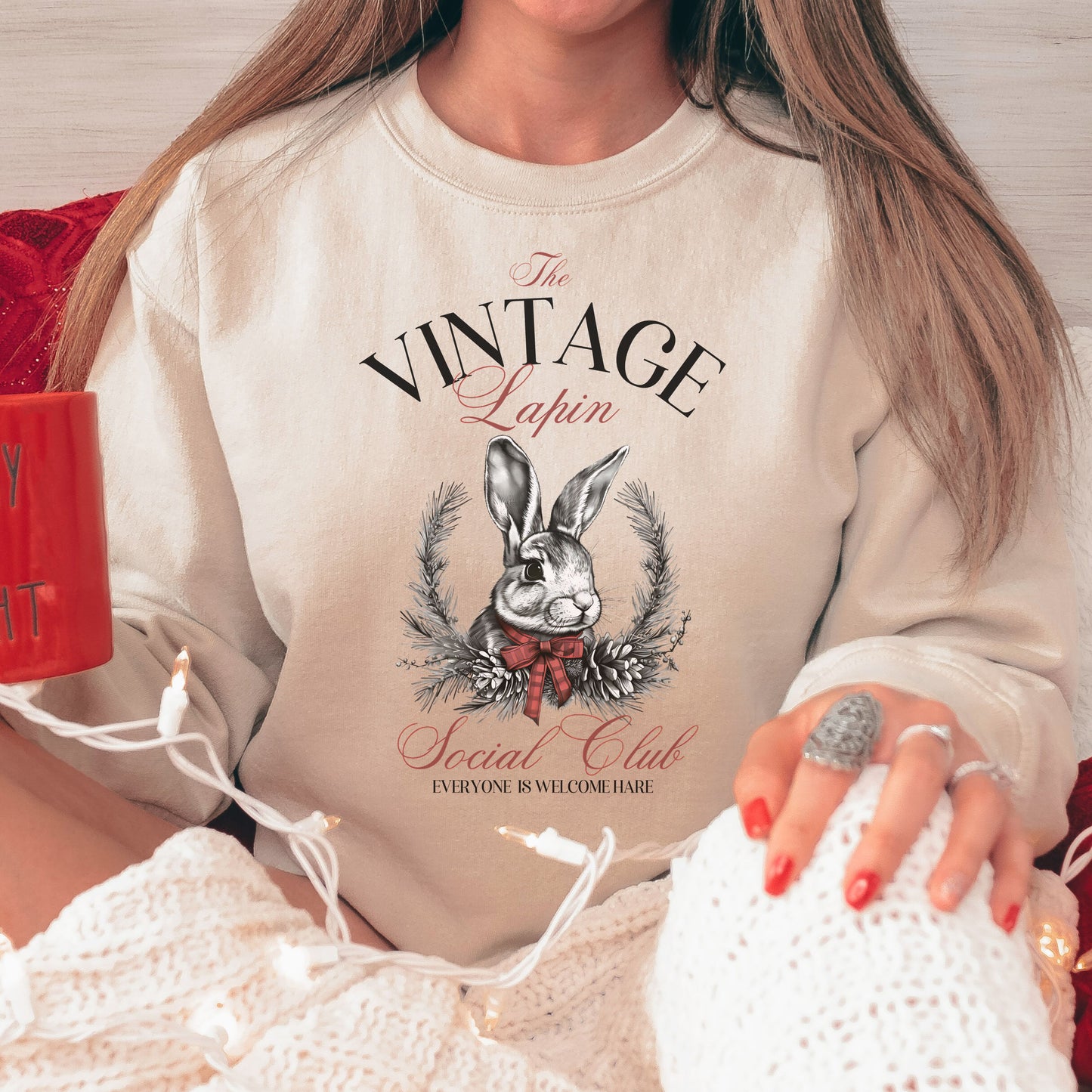 The Vintage Lapin Social Club Unisex Sweatshirt