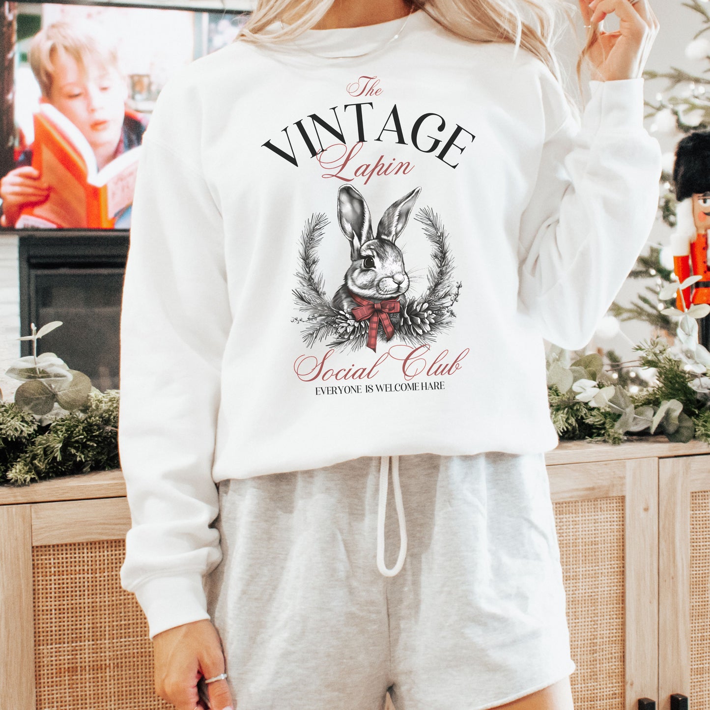 The Vintage Lapin Social Club Unisex Sweatshirt